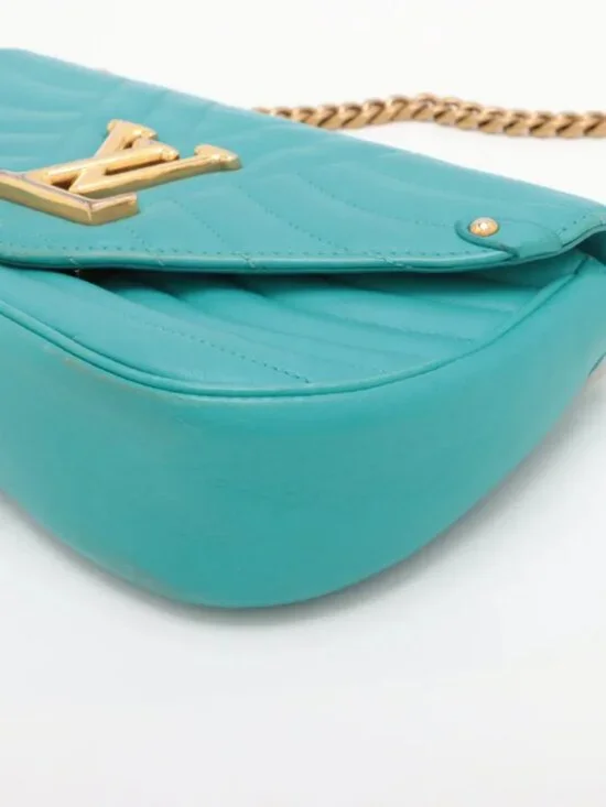 Louis Vuitton New Wave Chain Bag MM Tiffany Blue - Picture 3 of 13